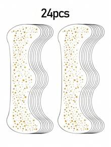 40/30/18/6pcs Glitter Freckles, Gold/Silver Temporary Face Tattoos Stickers,Halloween Makeup, Body Face Glitter For Women Girls, Country Concerts Singer Festival Rave Accessories - Multicolor - View 17
