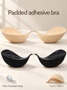 1pc Thick Invisible Adhesive Breast Lift Pads, Suitable For Dresses, Enhances Cleavage, Lifts And Shapes, Ideal For Petite/Small Bust - Multicolor - View 1