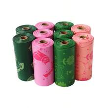 10 Rolls 150 Bags Scented Pet Waste Bags, Pet Garbage Bags, Cat Litter Bags, Poop Bags - Multicolor - View 1