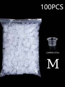 100/500/1000pcs Disposable Tattoo Ink Cups With Base, Tattoo Supplies, Tattoo Kit - Multicolor - View 13