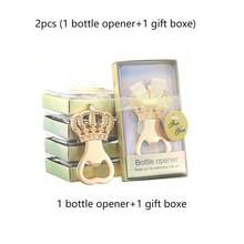 Crown Bottle Opener Wedding Gift, Party Gift, Baby Shower Birthday Party Decoration, Alloy Metal - View 9