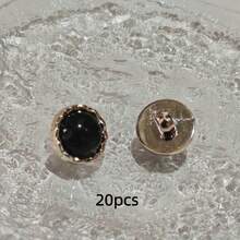 20/30pcs Heart Pearl Patch Round Shiny Small Button For Knitwear Decoration, Plastic Button For Shirt Sewing, Diy Jewelry Buckle, Headwear Buckle - Multicolor - View 22