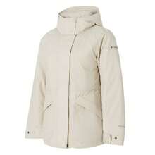 Columbia New Women's Outdoor Gold Dot Thermal Waterproof Thickened Warm Goose Down Padded Jacket - Off White - View 7