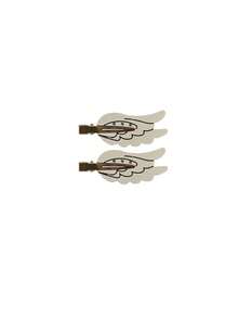 1/2/6pcs Alligator Hair Clips Sweet Angel Side-Parting Hair Clips, Seamless Summer Versatile Women's Hair Accessories, Suitable For Daily And Campus Wear - Multicolor - View 6