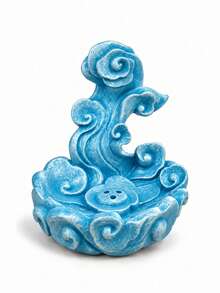 1pc Cloud Backflow Incense Burner, 3 Colors Available, Resin Incense Holder, Suitable For Cone Incense And Stick Incense, Zen Tea Table Home Decor Ornament - Auspicious Cloud Incense Burner - View 12