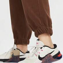 Nike Logo Pattern Warm Laced Cuffed Knit Joggers Women's Khaki - Khaki - View 6