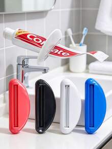 5pcs Toothpaste Squeezer, Manual Toothpaste Tube Clip, Plastic Toothpaste Tube Roller, Suitable For Bathroom, Facial Cream Cosmetic Tube Squeezer Tool, Multiple Colors - Multicolor - View 5