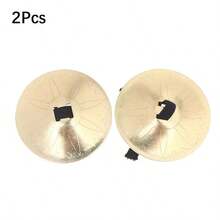 Belly Dance Finger Cymbals, Iron Finger Castanets For Dance Performance, Dance Finger Rings, Hand-Held Percussion Props, Hand Jewelry - Multicolor - View 15