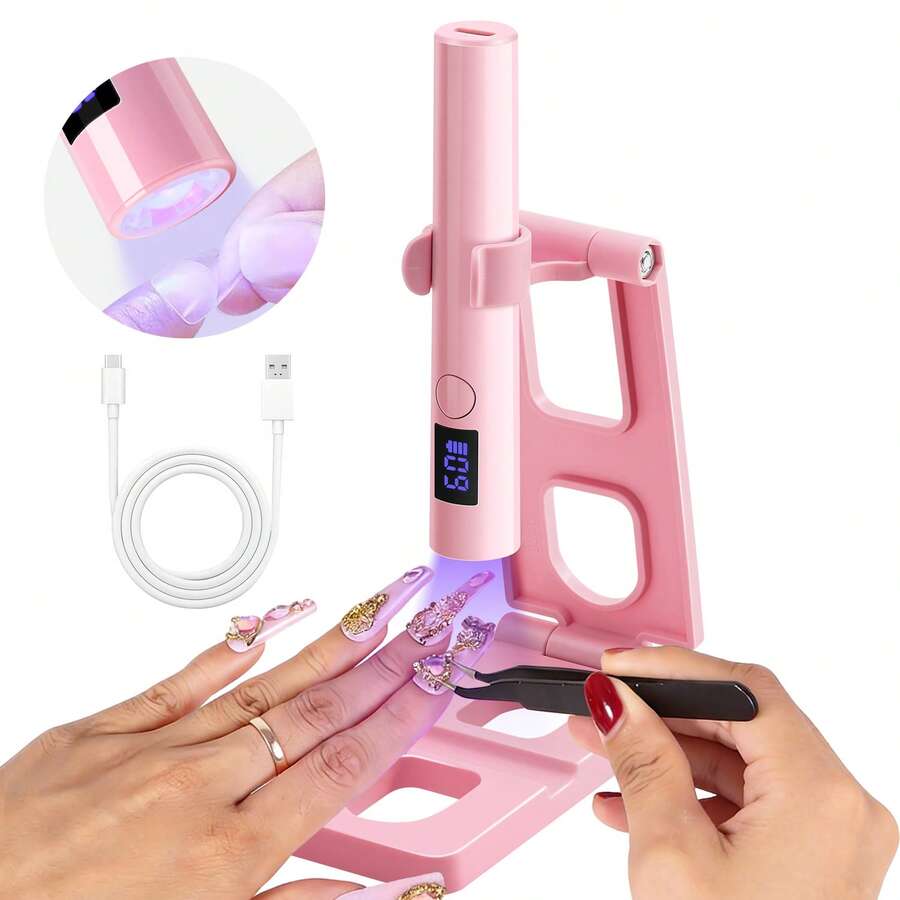Đèn hơ gel nail UV LED mini cầm tay Dianabeauty với 2 chế độ hẹn giờ, đèn làm móng tay dùng để hơ khô mọi loại móng gel - Nhiều màu - Xem 1