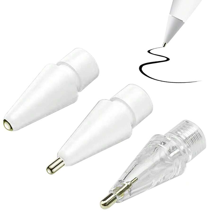 Compatible With Apple Pencil, Replaceable Metal Nib, Wear-Resistant, Accessory, Pen Tip - Multicolor - View 1