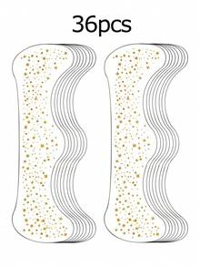 40/30/18/6pcs Glitter Freckles, Gold/Silver Temporary Face Tattoos Stickers,Halloween Makeup, Body Face Glitter For Women Girls, Country Concerts Singer Festival Rave Accessories - Multicolor - View 25