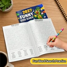2027 Funny Word Search Puzzle Book, Large Print Humor Activity Book, 480 Hilarious Words, Silly And Relatable Puzzles, Email And Office Life Vocabulary, Brain Games, Word Finding Challenges, Relaxing Entertainment For Teens And Adults - Funny Word Search Book - View 3