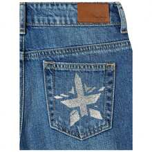 Pepe Jeans بناطيل طفلة صغيرة - الأزرق - مشاهدة 4
