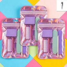 150/5/1pc Manicure & Pedicure Tool Set, Mini Nail File And Cuticle Pusher, Double-Sided Nail File, Wooden Cuticle Clipper, Pink Individual Packaging Design, Suitable For Nail Salons, Ideal Nail Cleaning Tool, Suitable For - A - View 9