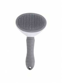 1pc Self-Cleaning Slicker Brush, Suitable For Dogs, Cats, Rabbits Pet Grooming And Shedding, Easily Remove Loose Undercoat, Pet Massage Tool, Suitable For Long-Haired Or Short-Haired Pets - Multicolor - View 12
