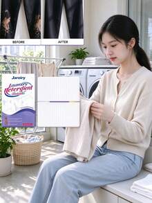Hojas de detergente para ropa, limpieza suave, eliminación de manchas ...