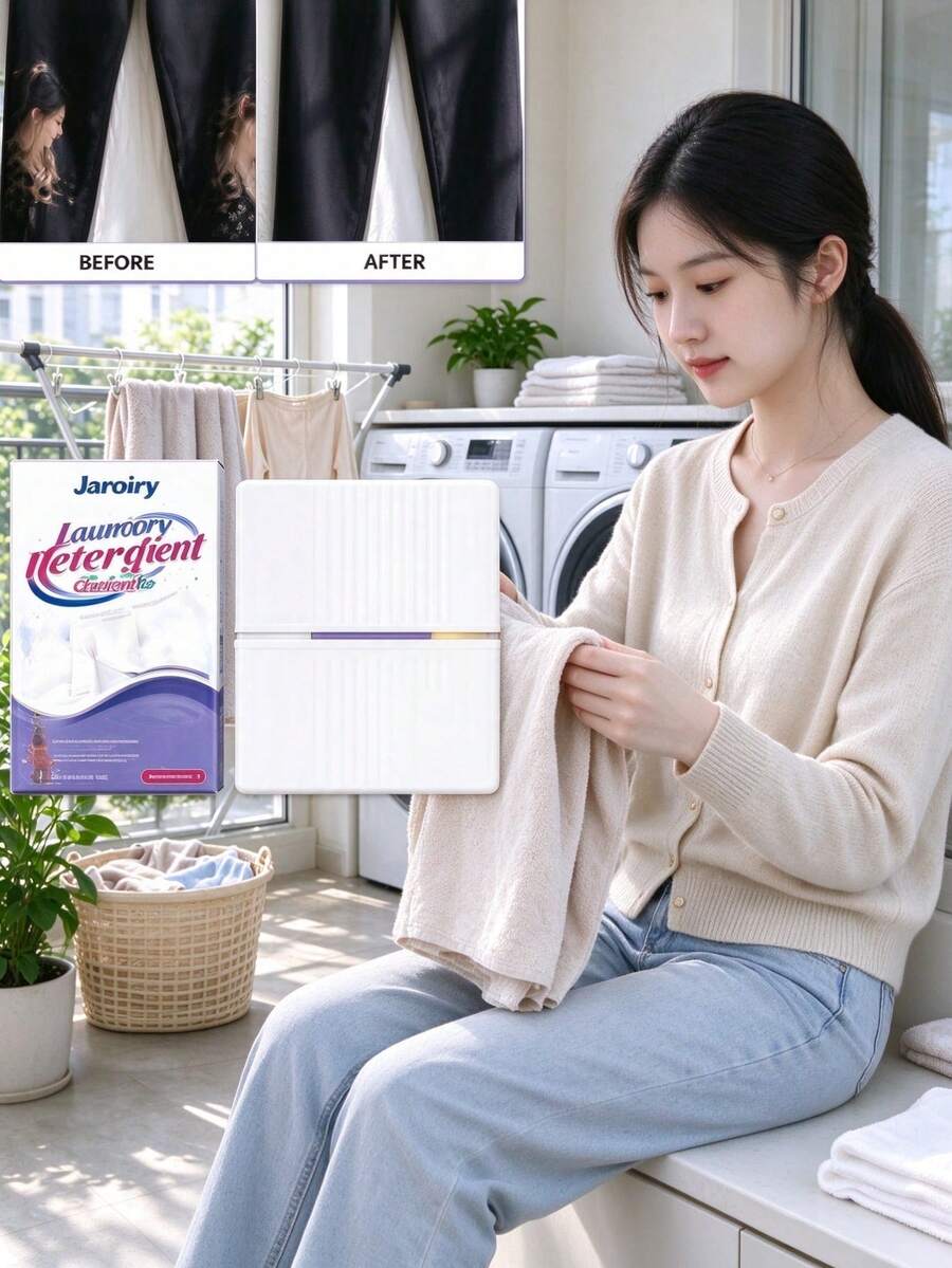 Hojas de detergente para ropa, limpieza suave, eliminación de manchas ...