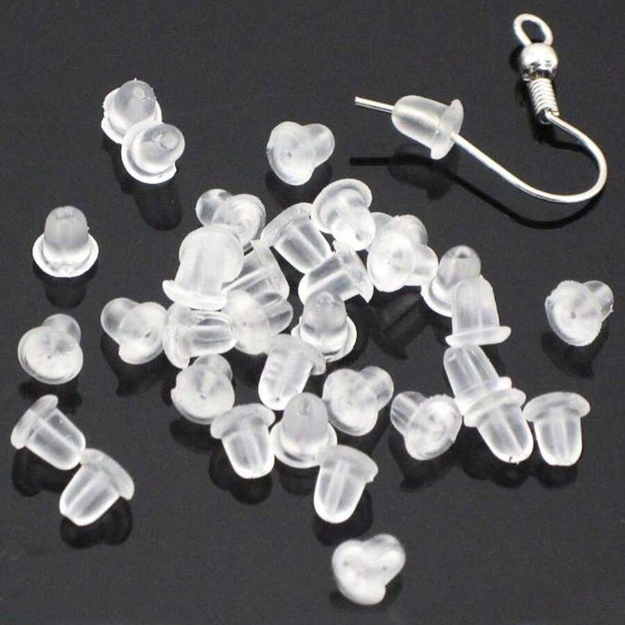 50pcs Transparent Jewelry Necklace & Earrings Set Packaging Bags - Transparent - View 1