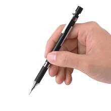 Mechanical Pencil Set With Storage Case, 0.5mm & 0.7mm Black And Silver Drafting Pencils, Comfortable Grip Writing Set For School, Office, Drawing And Sketching - Multiple Styles - View 2