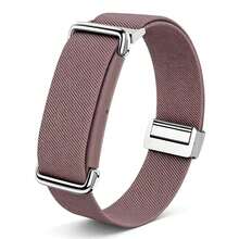 1pc Adjustable Diagonal Woven Band, Suitable For Air, Soft Breathable Nylon Replacement Wristband With Metal Buckle - For  Air - View 4