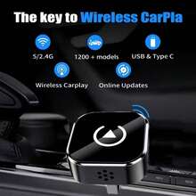 Wireless CarPlay Android Auto 2 In 1 Adapter, Plug And Play USB A & USB C Dongle, Auto Connection Wireless Car Play Box, Support Steering Wheel Control, Mini Heat Dissipation Car Dongle Compatible With Iphone Android Phones - A - View 9