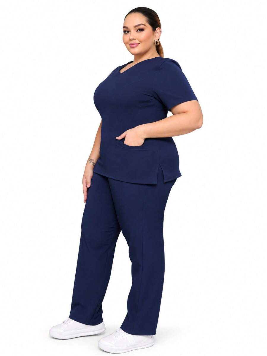 Scrub Feminino, Pijama cirúrgico em Gabardine two way , plus size  elegante    Tecido    Nenhum    Plus Size  Todas