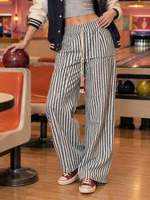 Women Pants - Dark Grey - View 1