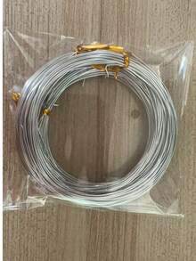 7 Rolls Total Length 1574.8 Inches, 1mm Flexible Anodized Aluminum Wire, Suitable For Beading, Gardening Tree Shaping, Bonsai Styling And Home Decor, Non-Elastic, Random Color, Colorful Aluminum Wire, Bonsai Iron Wire - 1.0mm-7 - View 11