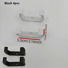 Under Desk Power Outlet Bracket, Screw-Fixed Extension Cord Cable Organizer, Heavy Duty Wall Mount Surge Protector Bracket, Suitable For Home, Office And Kitchen (Single Specification Without Screws) - Multicolor - View 15