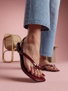 Women Flat Sandals - Vino - View 1