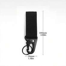 Outdoor Sports 2-In-1 Tactical Belt - Nylon Material, Adjustable Buckle, Suitable For Survival, Tactical Use, Tactical Gear - Black - View 8