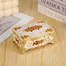 Home Decor 3D Carved Jewelry Box Old European Style - Multicolor - View 2