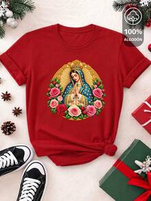 Women T-Shirts - Red - View 2