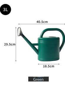 1PC3LGarden Watering Can With Removable Sprinkler Head, Long Spout Plastic Water Can For Indoor Outdoor Plant, Vegetable Watering - A - View 9