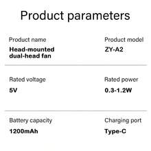 Rechargeable Portable Neck Fan, Hands-Free Neck Hanging Fan, Multi-Function USB Desktop Fan, Suitable For Office Desk, Outdoor Camping, Kitchen Cooling Tool And Accessories, Summer Travel Essential - Multicolor - View 4
