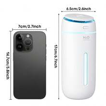 Mini 7-Color Aromatherapy Humidifier, Quiet Operation, 2 Mist Levels ...