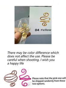 1/2/3pcs Adjustable Crochet Rings, DIY Ergonomic Crochet Tension Rings, Yarn Guide Finger Rings For Left And Right Handed Knitters, Finger Ring Twist Snake Crochet Tool For Handmade Crochet, Home Essential, Knitting Tools - Multicolor - View 6