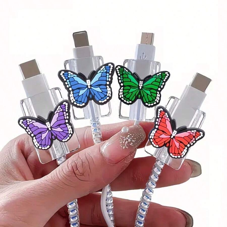 Butterfly Style Apple Universal Charger Small Head Protective Case ...