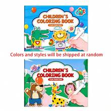 1pc Children's Animal Coloring Book, Cute Cartoon Crocodile & Giraffe Drawing Board, Kids Fun Painting Activity Book (Random Shipment) - Multicolor - View 9