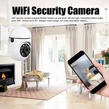 1件/2件 1080P 監控攝影機，無線 WiFi 連接，App 控制，動態與聲音警報，夜視功能，壁掛式，適用於室內家居安全，附聚光燈與警報，USB 供電，室內監控攝影機，家居安全攝影機，WiFi 攝影機，感恩節禮物，聖誕禮物，理想禮物選擇 - 白色 - 查看 10