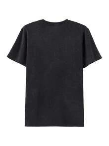 Under Armour Men's Sports T-Shirt & Tank Top Curry ICDAT Tee Distressed Washed Crew Neck Short Sleeve Sports T-Shirt 6009782-001 - Black - View 2