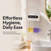 Dispensador automático de jabón para cocina, máquina de gel con sensor, dispensador de jabón de manos de espuma, dispensador de gel de ducha para baño, recargable, gran capacidad - Ver 8