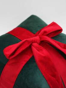 1pc Christmas Gift Box Shaped Decorative Pillow, Creative Novelty Cushion, Suitable For Living Room, Bedroom And Holiday Party, Soft And Comfortable, Machine Washable - Multicolor - View 5
