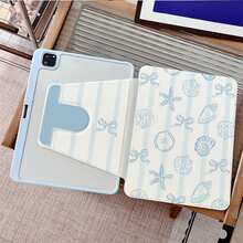 1件 360°旋轉平板保護殼，相容 iPad 11/A16/10代/Air4/5/6/Pro 12.9/2024/2025/2020/2021/2022/2023/10.2/10.9，相容 Galaxy Tab A8/A9 Plus/S6 Lite/S7/S9FE PLUS，相容小米，適用於辦公、旅行與居家使用，相容 Oppo Pad、MatePad、Pad、Honor Pad、Pad - 彩色 - 查看 11
