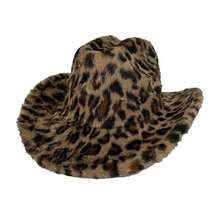 1pc Fashionable Denim Bucket Hat, Leopard Print Warm Thickened Hat, Personalized Cross-Border Gift Hat, Printed Plush Leopard Pattern, Unisex, Suitable For Outdoor, Couples, Gifts, Sports - A - View 11