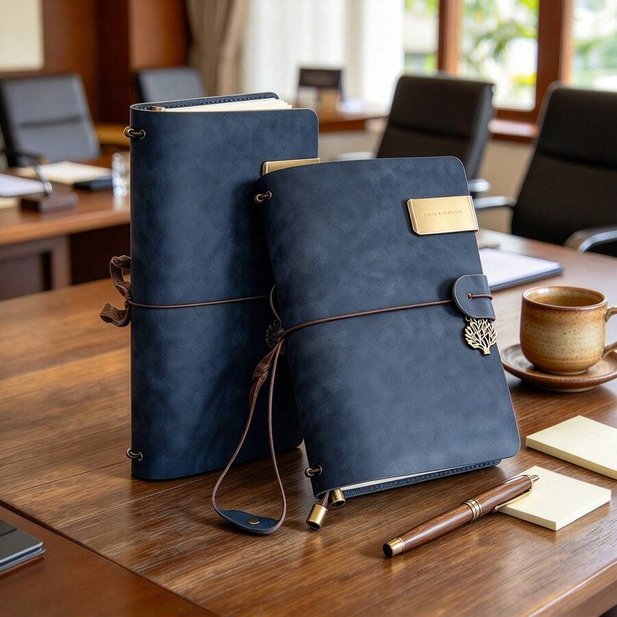 Genuine Leather Crazy Horse Leather Notebook Planner Loose-Leaf Diary Genuine Leather Notebook TN Genuine Leather Planner Travel Notes Business Meeting Records