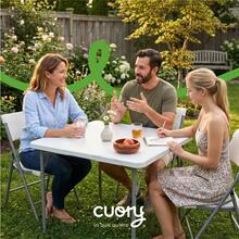 Outdoor Table - Black - View 6