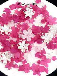 Matte Flower Petals, Acrylic Loose Beads, DIY Earrings, Hair Accessories, Hanging Ropes, Accessories Wholesale - Multicolor - View 4