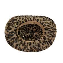 1pc Fashionable Denim Bucket Hat, Leopard Print Warm Thickened Hat, Personalized Cross-Border Gift Hat, Printed Plush Leopard Pattern, Unisex, Suitable For Outdoor, Couples, Gifts, Sports - A - View 10
