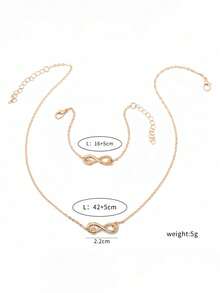 Women's Fashion Minimalist Small Dial Quartz Watch + Jewelry Set (3pcs/Set) - Multicolor - View 7